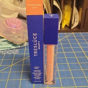 Treslúce Beauty Lip Gloss in Champagne Sips 5.1ml New In Box